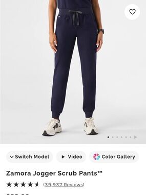 Figs Zamora Jogger Scrub Pants - Navy